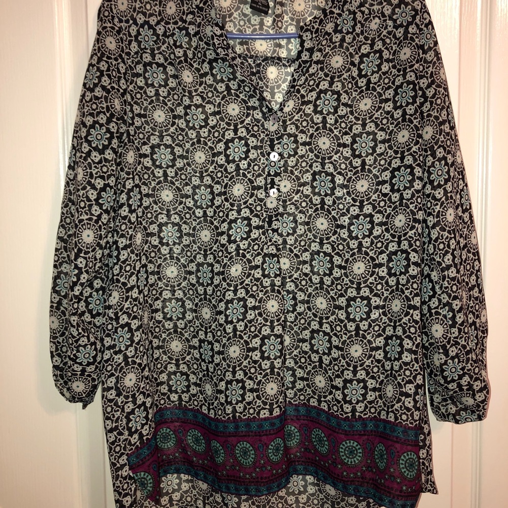 About a girl long sleeve blouse